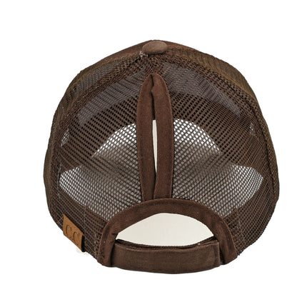 CC Solid Mesh Pony Cap ( BT-4 )