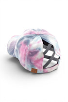 CC Tie-Dye Pony Cap | Criss-Cross Elastic ( BT-791 )