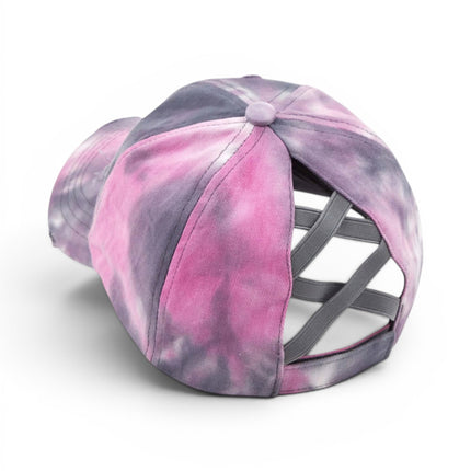 CC Tie-Dye Pony Cap | Criss-Cross Elastic ( BT-791 )