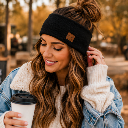 C.C® Cozy Heather Knit Headwrap (HW-9021)