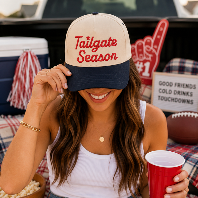 Tailgate Season Embroidered Trucker Cap (TCM0032)