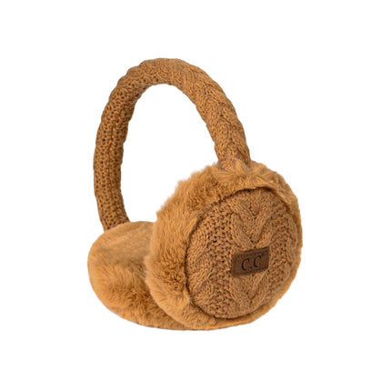CC Cable Knit Earmuffs ( EM-3661 )