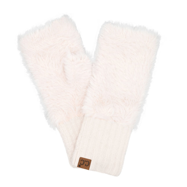 CC Plush Fingerless Glove - FGE0105 - By Contagious Wholesale