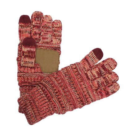 CC Multi Color Touchscreen Gloves 4-Tone ( G-816 )