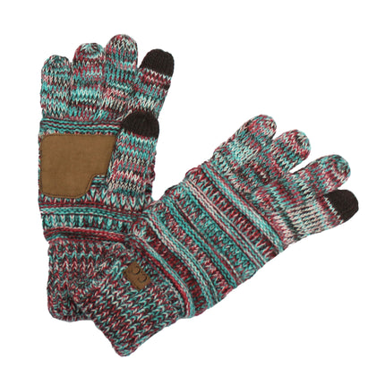 CC Multi Color Touchscreen Gloves 4-Tone ( G-816 )