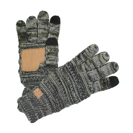 CC Multi Color Touchscreen Gloves 4-Tone ( G-816 )