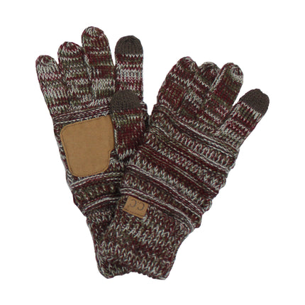 CC Multi Color Touchscreen Gloves 4-Tone ( G-816 )