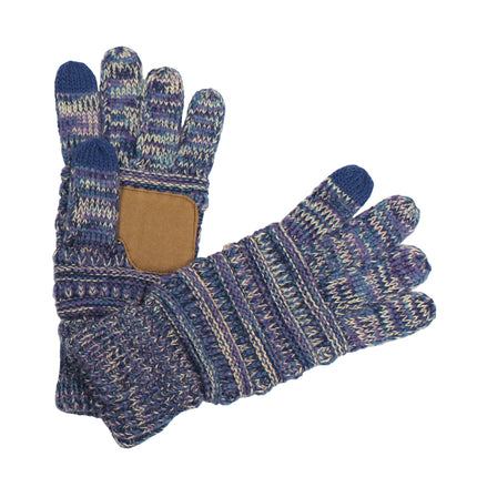 CC Multi Color Touchscreen Gloves 4-Tone ( G-816 )
