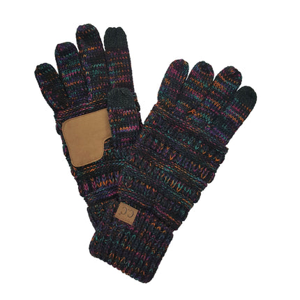 CC Multi Color Touchscreen Gloves 4-Tone ( G-816 )