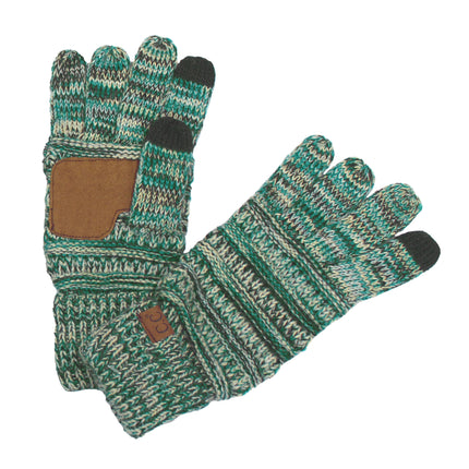 CC Multi Color Touchscreen Gloves 4-Tone ( G-816 )