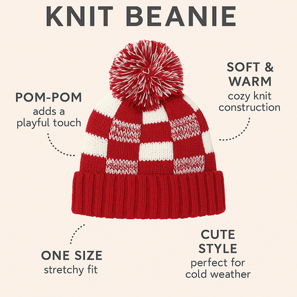 C.C Brand HAT-58 Collegiate Color Block Beanie – Wholesale Knit Hats
