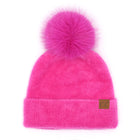 CC Beanie Plush Terry Chenille Pom Beanie - HTC0038-POM - By Contagious Wholesale