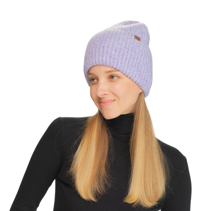 CC Beanie Wide Cuff Metallic Sequin Beanie - HTE0104 - By Contagious Wholesale