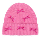 CC Beanie Mini Velvet Bow Cuff Beanie - HTE0147 - By Contagious Wholesale