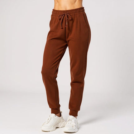 Super Soft Comfy Joggers JK-SOLID in Cognac – wholesale