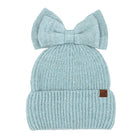 CC Brand Messy Bun Bow Beanie with Sequins - MBE0104 - By Truly Contagious