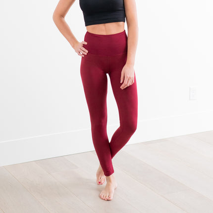 Super Soft Fleece Lined 5" Waist Leggings (New Mix) ( SOLO1-FLEECE-5 )