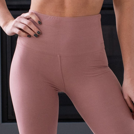 Super Soft Fleece Lined 5" Waist Leggings (New Mix) ( SOLO1-FLEECE-5 )