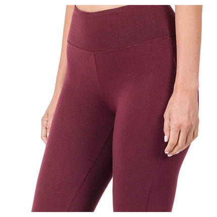 Ultra Soft Flare Pants SP-101 in Dark Burgundy – wholesale