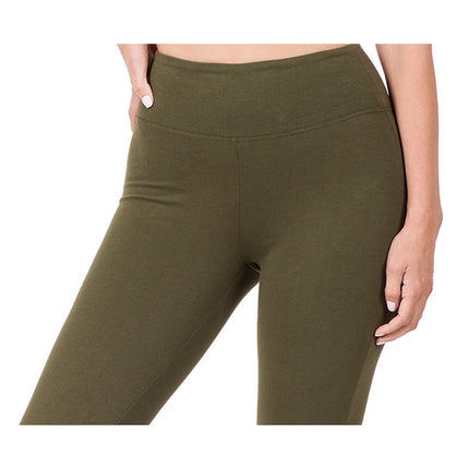 Ultra Soft Flare Pants SP-101 in Dark Olive – wholesale