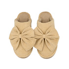 CC Slippers Faux Suede Bow - SPE0003 - By Contagious Wholesale