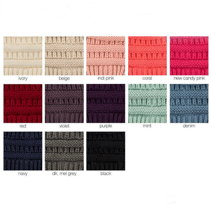 CC Mommy & Me Ponytail Beanie