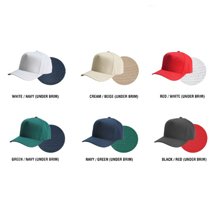 C.C® TCM0004 Cotton Trucker Cap – Two-Tone Under Brim (Contagious Wholesale)