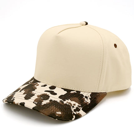 C.C Cow & Camo Bill Trucker Hat - Two-Tone (TCM0010)