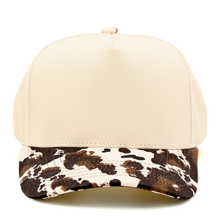 C.C Cow & Camo Bill Trucker Hat - Two-Tone (TCM0010)