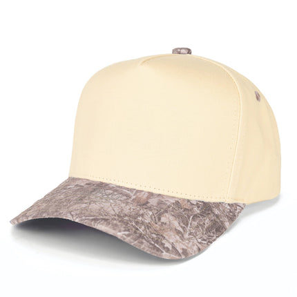 C.C Cow & Camo Bill Trucker Hat - Two-Tone (TCM0010)