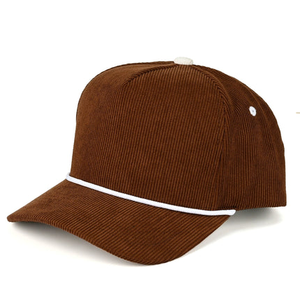 C.C Corduroy Rope Trucker Hat - Blank Snapback (TCM1005)