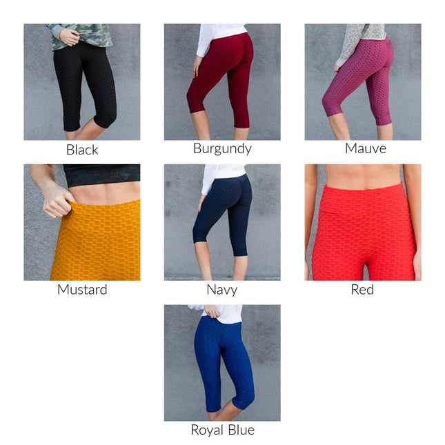 Cellulite Hiding Capri Leggings ( T09_CAPRI ) CLEARANCE