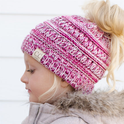 CC Kids Multi-Toned Ponytail Beanie ( MB-816 KIDS )