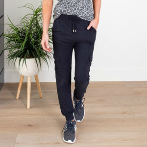 Ultra Soft Joggers With Cargo Pocket | Small-Large Sizes ( CJK01/CA500 )
