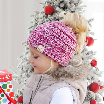 CC Kids Multi-Toned Ponytail Beanie ( MB-816 KIDS )