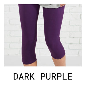 Ultra Soft Capri Leggings ( SOL01R-CA )