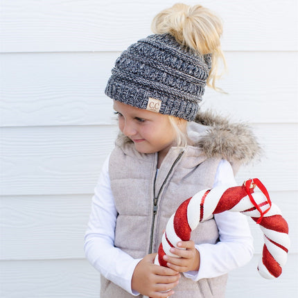 CC Kids Multi-Toned Ponytail Beanie ( MB-816 KIDS )