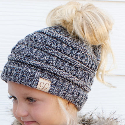 CC Kids Multi-Toned Ponytail Beanie ( MB-816 KIDS )