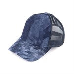 CC Watercolor Messy Bun Trucker Cap ( BT-5 )