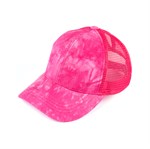 CC Watercolor Messy Bun Trucker Cap ( BT-5 )