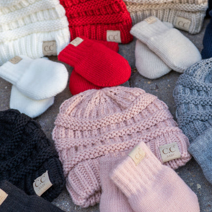 CC Baby Set | Popular CC Beanie & Mittens ( BABY-SET-1 )