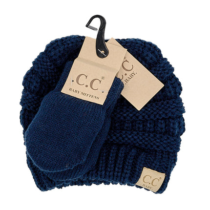 CC Baby Set | Popular CC Beanie & Mittens ( BABY-SET-1 )