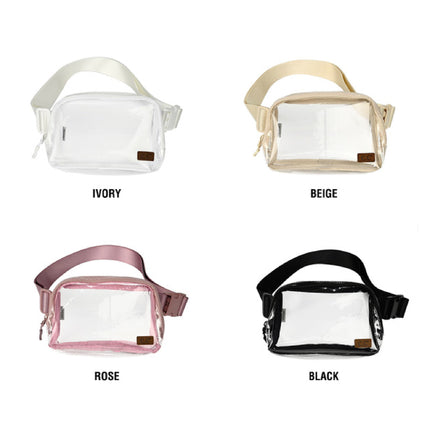 CC Clear Coliseum Belt Bag Fanny Pack ( BGS0059 )