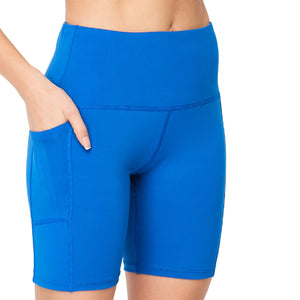 Squat Proof High Waist Biker Short | Cell Phone Pocket ( BIKER01 )