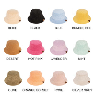 CC Foldable Terry Cloth Bucket Hat ( BK-006 )