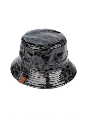 CC Leopard/Neutral Reversible Bucket Hat ( BK-3695 )