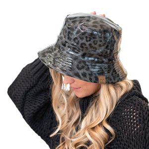 CC Leopard/Neutral Reversible Bucket Hat ( BK-3695 )