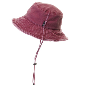 CC Frayed Washed Denim Bucket Hat ( BK-776 )