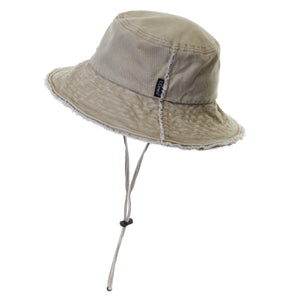 CC Frayed Washed Denim Bucket Hat ( BK-776 )