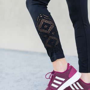 Ankle Detail Athleisure Leggings ( BN002 )